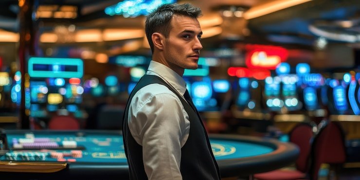 Studio produksi meja baccarat gelay 88 dengan dealer multibahasa